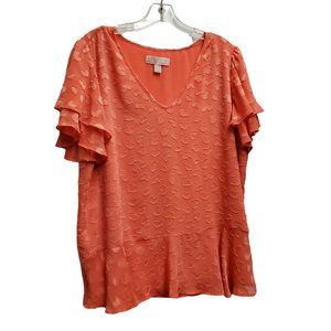 Michael Kors Short Sleeve Blouse Size XL